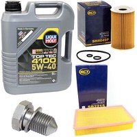 MotoröL Filter Set 5W40 5 Liter + ÖLablassschraube FüR VW Transporter Multivan V