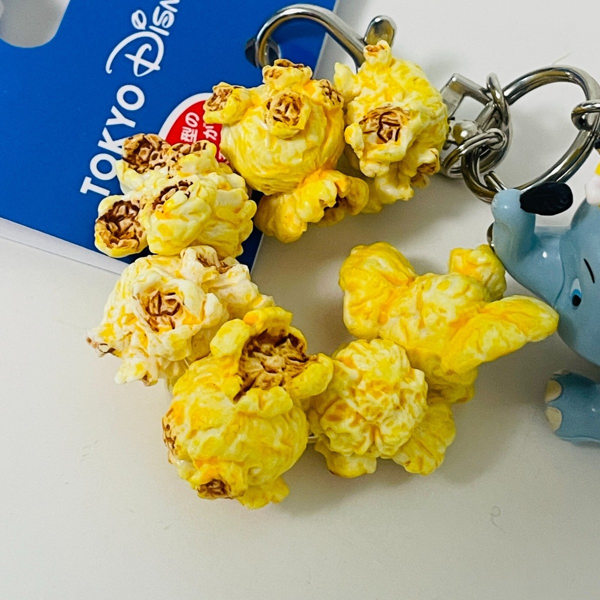 Disney Tokyo Japan Dumbo Mini Popcorn Bucket Keychain Disneyland