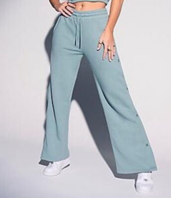 Fletcher x Supply Demand NYC Womens Flared Baggy Breakaway Sweatpants Medium
