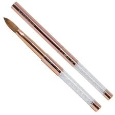 Kolinsky Hair #14 Acrylic Nail Brush for Powder Manicure (CRIMPED) - Ibett Nails