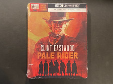 Pale Rider 4K UHD Blu-ray, Steelbook, '85, Directed  Starring Clint Eastwood 