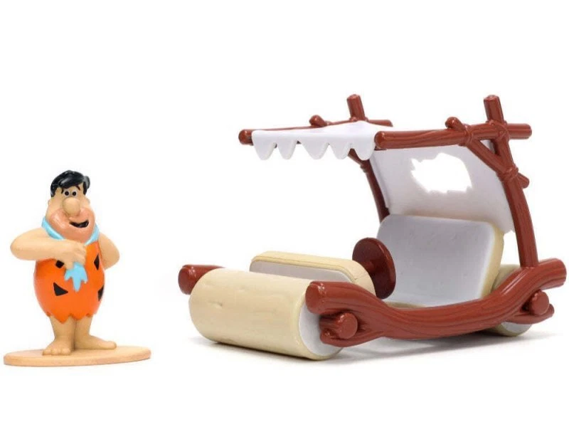 THE FLINTSTONES - Fred Figure & Flintmobile - JADA 1:32 - Immagine 2 di 4