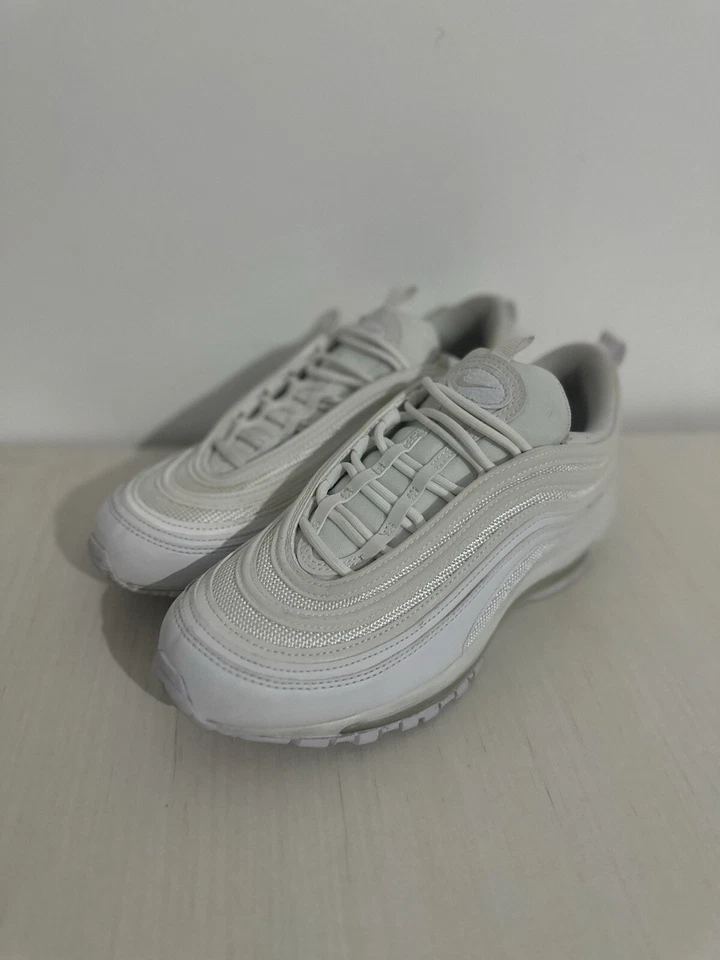 Size 7 - Nike Air Max 97 Triple White Wolf Gray, photo 2 of 5