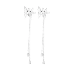 NEW Butterfly Hair Clips - Silver