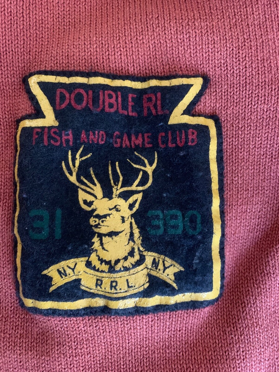 Ralph Lauren Polo RL RRL Patch Outdoorsman Cardigan S Cross