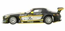 SCX 1/32 Slot Car Mercedes Benz SLS GT3 Erebus Snap-On A10154 w/ LIGHTS Carrera