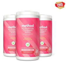 Compostable Multi-Surface Cleaning Wipes, 70 Count - Pink Grapefruit Freshness