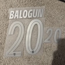2026 World Cup USA away Balogun Player Size N...