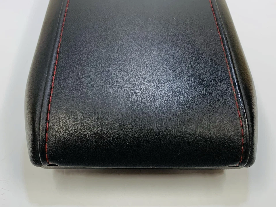 2010-15 Chevy Equinox GMC Terrain Center Console Armrest Black Red Stitch 16-17 Foto 3 de 4