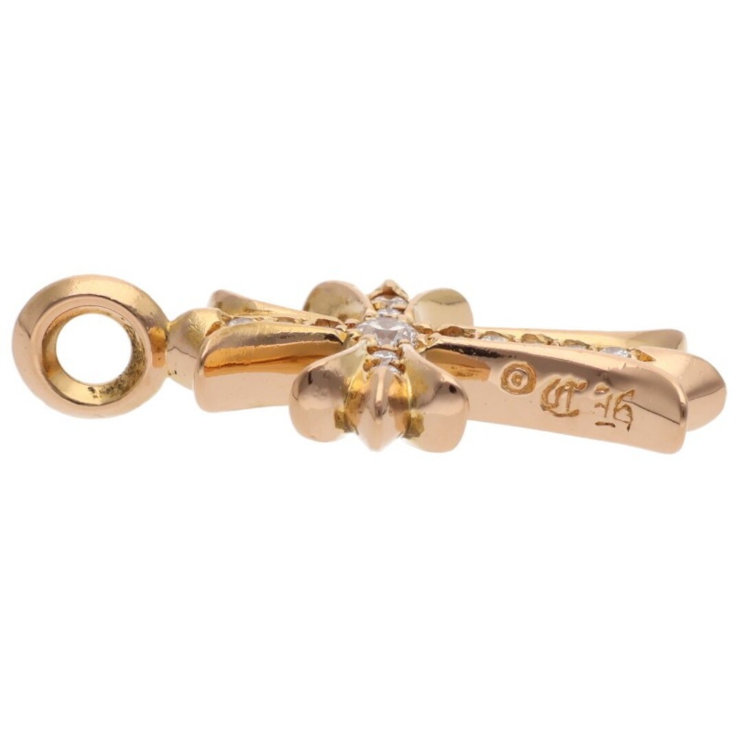 Chrome Hearts 22K TNY CRSF P DMND Tiny Fat Cross Pave… - Gem