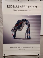 Red Bull Art Of Can - The Chicago Exhibition, Large Promotional Poster, 68"x48"