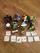 Lot Of 10 Rubiks Cubes & Other 3D Style Mind ...