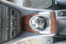 Audi A6 4B Schaltknauf Schaltsack Schaltknüppel original 5-Gang Leder schwarz