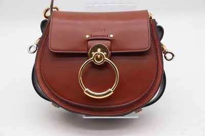 Chloe Tess Small Bag Sepia Brown Shoulder Bag Leather