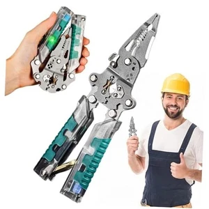 2025 New Tuvilo Electrical Pliers，Pliers with Screwdriver & Wire Stripper –  - Picture 1 of 7