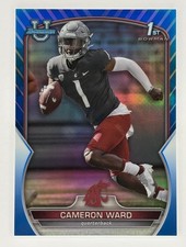 Cameron Ward 2022 Bowman 1st Chrome Blue Wave /199 Titans