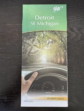AAA Road Map-The Map of Detroit , SE Michigan - City Series - 2019