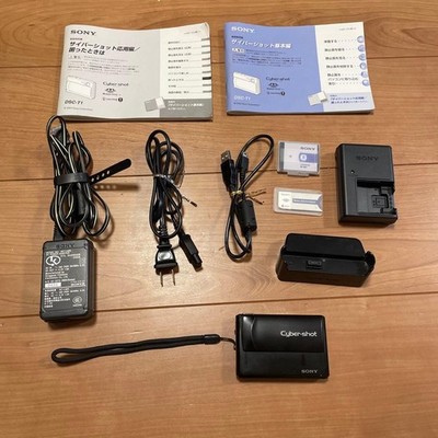 ソニー Cyber-shot DSC-T1 ブラック コンデジ カメラ 中古 SONY Cyber-shot DSC-T1 Compact Digital Camera Black 5MP Tested