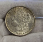 1889 US Morgan Silver Dollar $1 Nice AU (Toned)