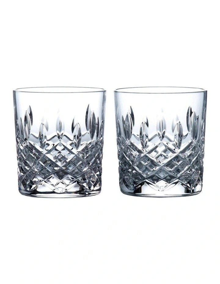 Royal Doulton Highclere Crystal Tumbler Whiskey Glass Set of 6