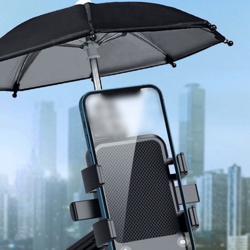 Support téléphone portable pour vélos avec parasol et angle de vision réglab - Photo 6 sur 14