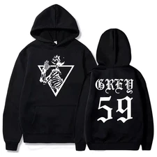 double sided hoodie music lovers, Suicideboys G59 Skeleton Printed Hoodie US sz