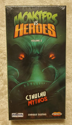 Monsters vs Heroes: Volume 2 - Cthulhu Mythos (Card Game, 2019) Ares Games NEW
