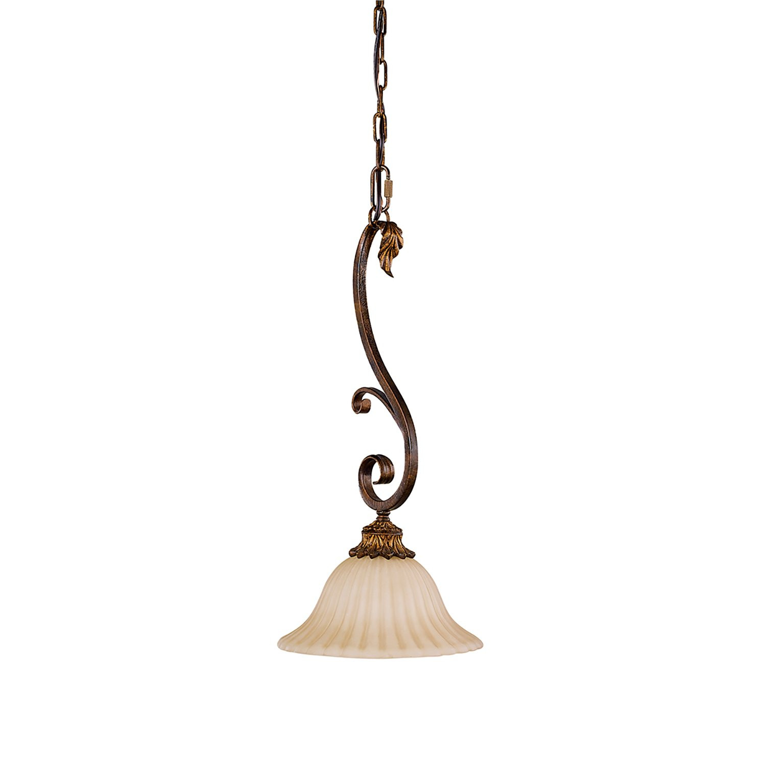 Lampada Sospensione 1 Luce E27 Sonoma Valley Marrone Antico Acciaio