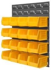 Durham LPW-17.25x20-95, Wall Mount Louvered Panel 17.25"x20", 175lbs Capacity