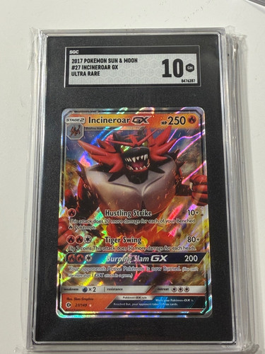 Incineroar-GX graded SGC 10 for sale on eBay