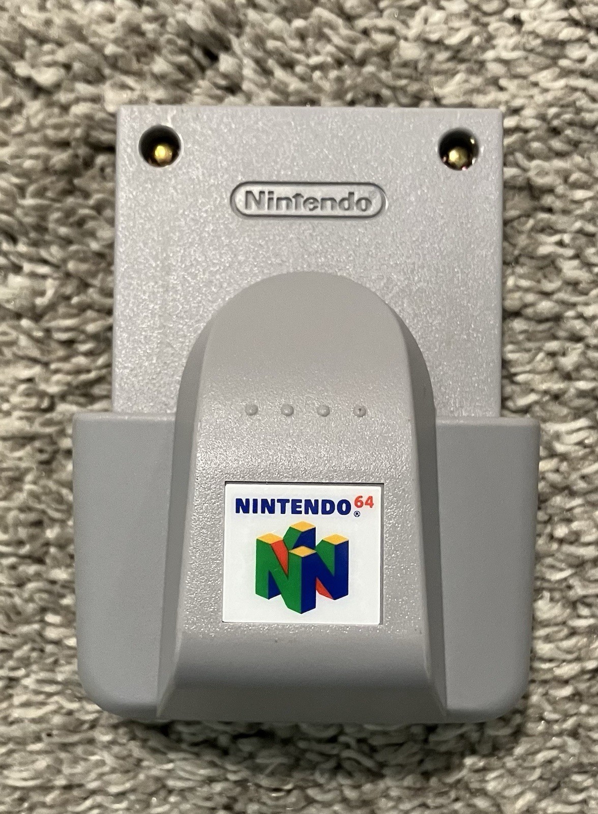 Nintendo 64 Rumble Pak - Gray (NUS-013) Tested and Works N64 - Next Day Ship