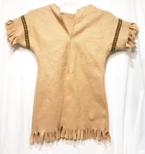 Native American Costume Shirt Child Dress up Fanny's Play House Halloween 32"