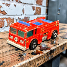 Vintage 1976 Hot Wheels Truck FIRE EATER Red Fire Engine Die Cast Truck
