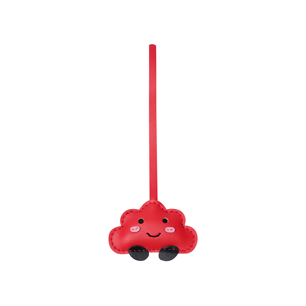 Berry Red Marshmallow Cloud Charm