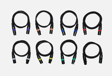 2/4/8 Pack 3ft XLR Male to Female Shield Microphone Patch Cable E02103 NEW