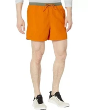 Marmot Mens L Juniper Springs 5” Performance Elastic Shorts Orange Pepper NWT