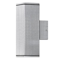 AußEn-Wandleuchte Monza, Mit Doppeltem Lichtkegel, 2Xgu10, IP44, Aluminium Eloxi