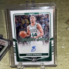 2024-25 Panini Donruss Optic Signature Series Jaden Springer Auto SS-SPR NM/MT