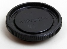 Genuine MINOLTA SRT/MD/X/XG/XD Non-AF Series Plastic Body Cap Made in Japan
