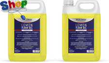 Lemon Floor Gel - Commercial-Grade Cleaner - 10 Litre Pack (2X5L) - Powerful Gre 1.50 per litre