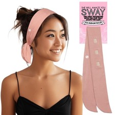 SWAY Short Stretch Non-Slip Headband for Women   Moisture-Wicking, No Head