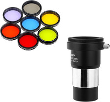 2X 1.25 Inch Barlow Lens with Multi Coated Broadband Green Film