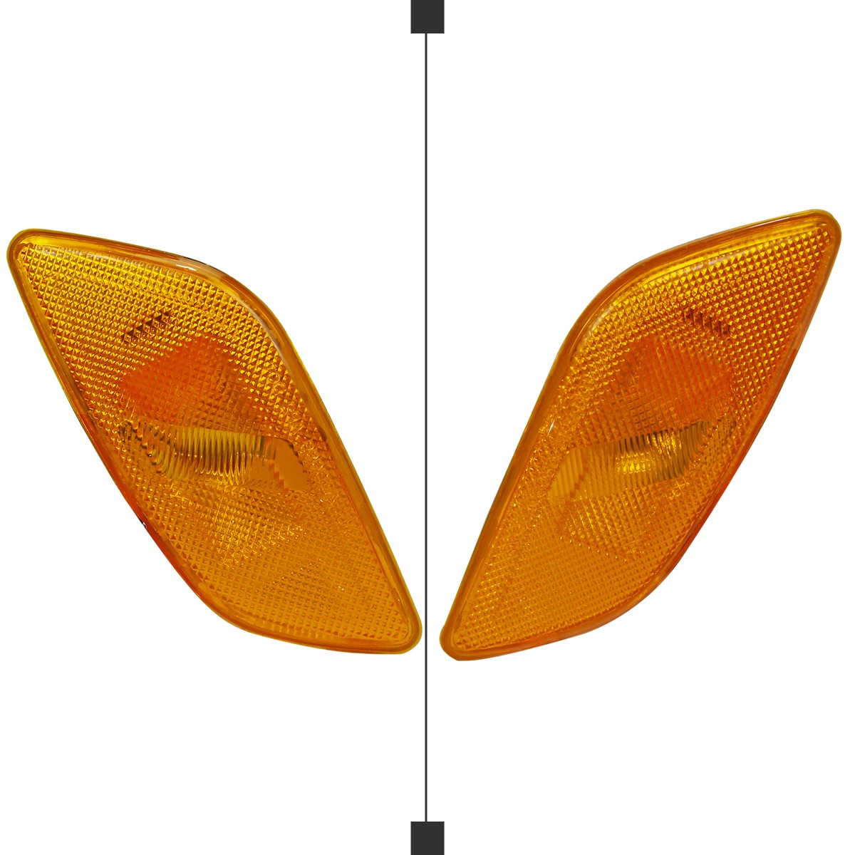 Amber Side Marker Lights Fits 2002-2003 Subaru Impreza WRX