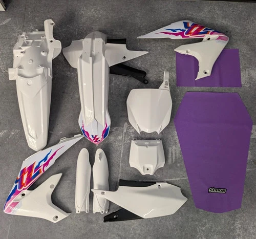 Plastics + Graphics + Seat cover for Yamaha YZ450F 2018-2022 YZ250F 2019-2023
