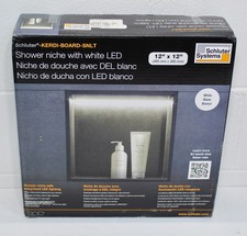 Schluter Kerdi Board SNLT Niche KB 12 SNLT 1 WW with LIPROTEC LED lighting