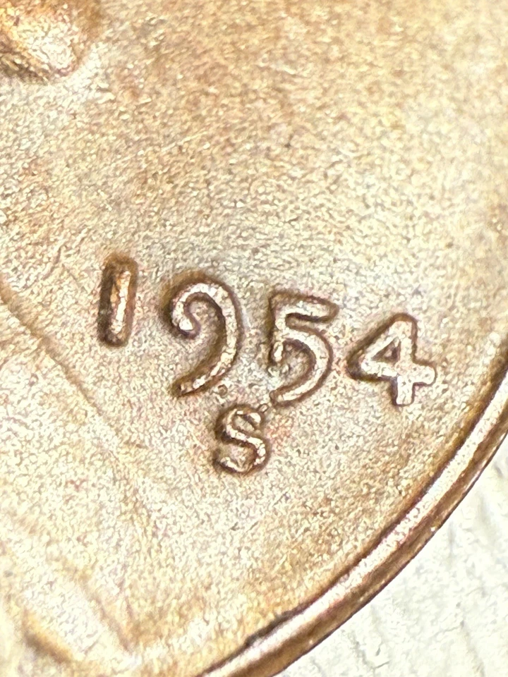1954 S/S Wheat Penny DDO Error With the Best Looking Elongated 5 - Image 3 of 4