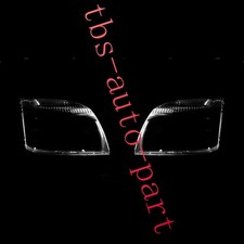 LH&RH Side Headlight Lens Cover Fit For Nissan Rogue X-Trail T30 2001-2007