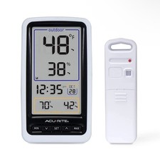 NEW AcuRite 00424M Wireless Thermometer with Indoor/Outdoor Temperature