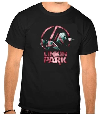 FRUIT OF THE LOOM Camiseta Linkin Park Rock Music Logo negra niños -1292 - niños