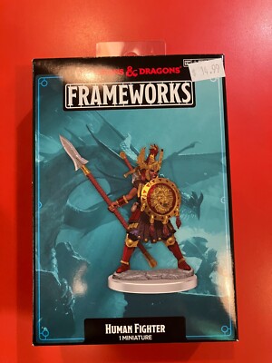 Dungeons & Dragons Frameworks Human Fighter Wizkids New in Box